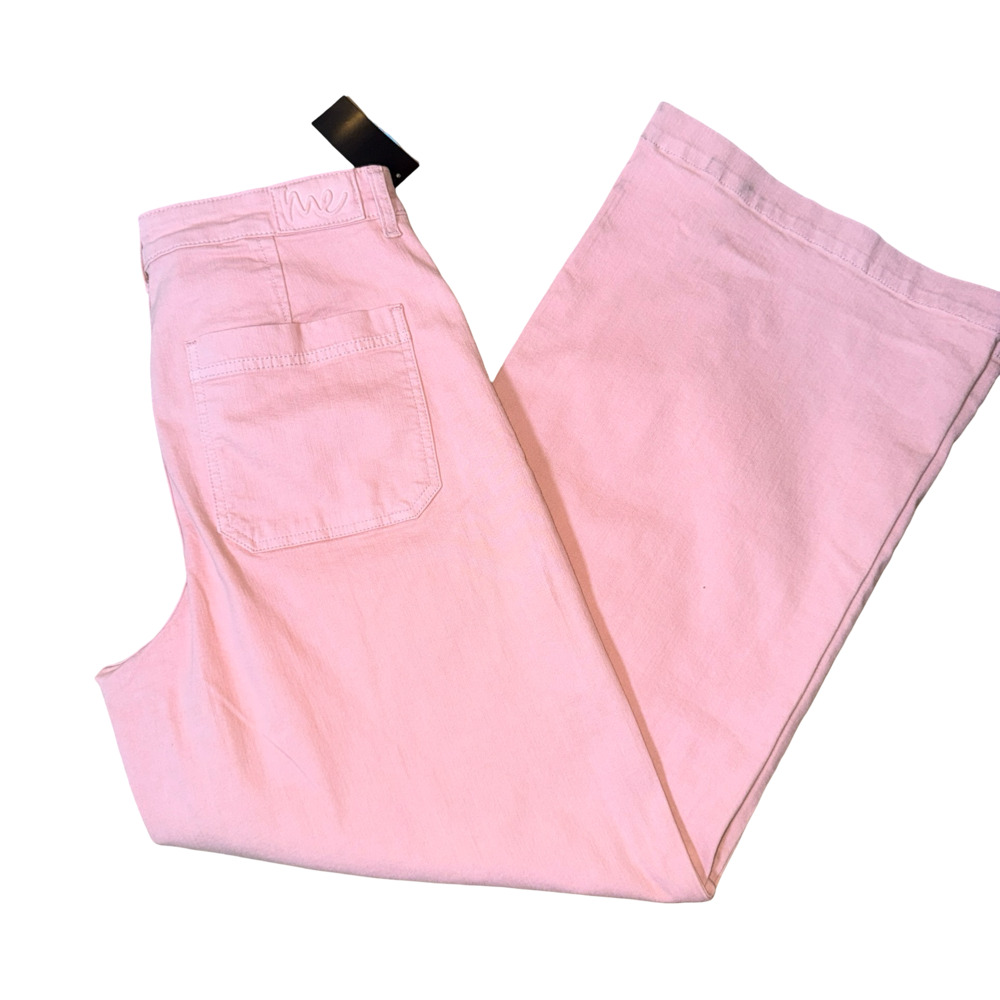 Me by Jennie Garth Jennifer Relaxed Fit Wide Leg Jeans Size 12 - Picture 4 of 7